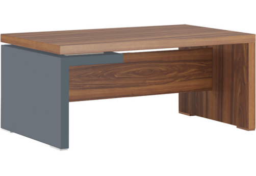 Стол кофейный, цвет орех + антрацит