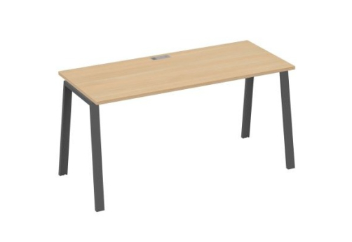 Стол письменный Мира Трио, цвет натуральный дуб + антрацит