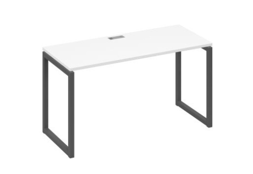 Стол письменный Мира Одри, цвет белый премиум + антрацит