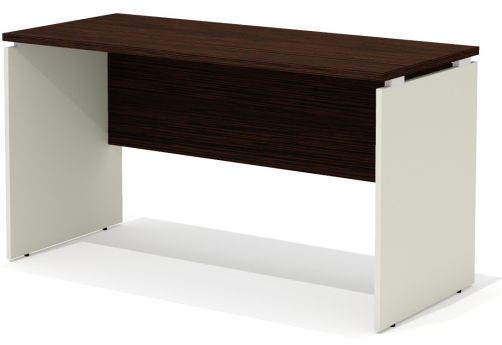 Стол рабочий прямой Некста, цвет венге + беж