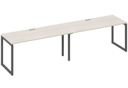 Рабочая станция (2х160) Мира Одри, цвет дуб шамони + антрацит