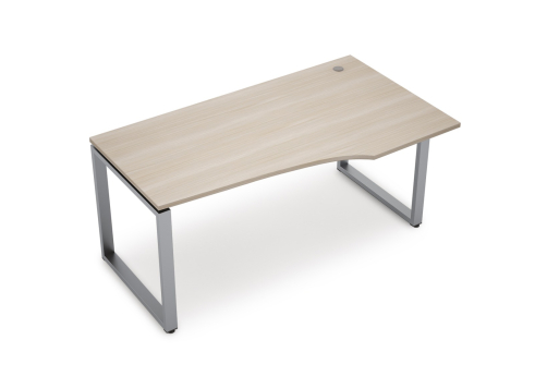 Стол криволинейный правый Деко Опера, цвет шамони светлый