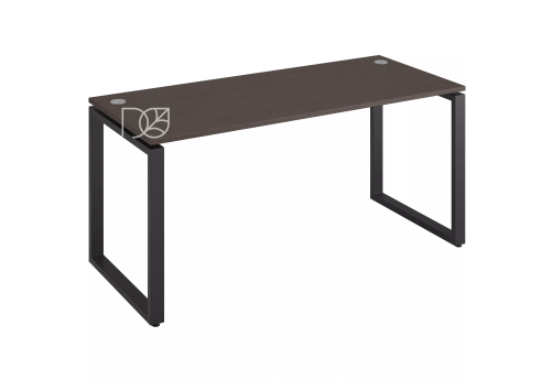 Стол рабочий, цвет венге + черный
