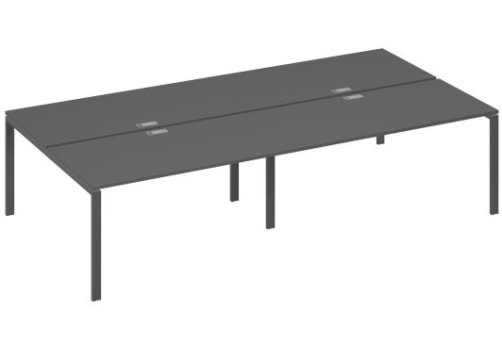 Рабочая станция (4х160) Мира Нумо, цвет антрацит премиум + антрацит