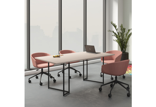 Стол для переговоров Мейлон, цвет тортора + черный