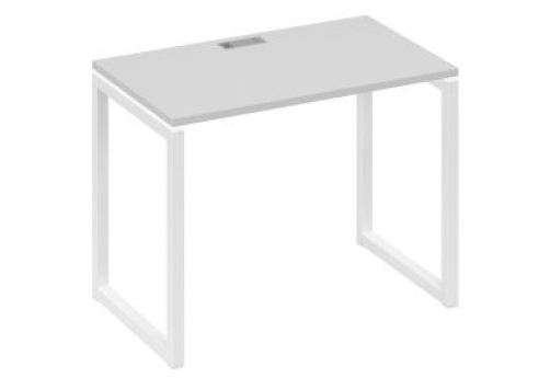 Стол письменный Мира Одри, цвет серый + белый