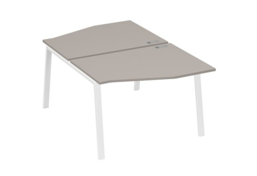 Станция рабочая эргономичная 2х120 Мира Трио, цвет мокко премиум + белый