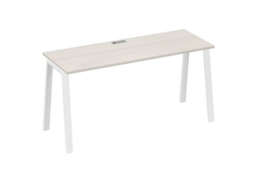 Стол письменный Мира Трио, цвет дуб шамони + белый