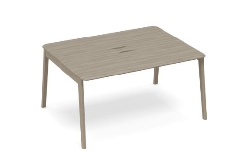 Стол для переговоров с кабель-каналом Види Вуд, цвет вяз