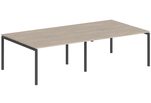 Рабочая станция Индиго Форт, цвет дуб светлый + антрацит