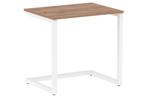 Стол письменный, цвет дуб табак + белый
