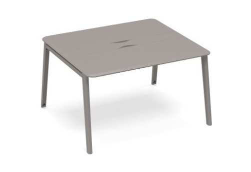 Стол для переговоров Види Металл, цвет мокко