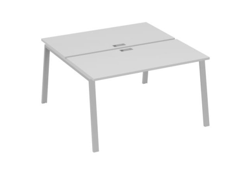 Рабочая станция 2х140 Мира Трио, цвет серый + серый