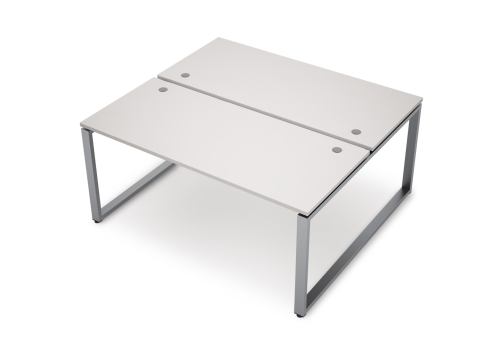 Бенч-система на 2 рабочих места Деко Опера, цвет белый