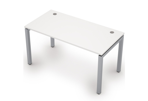 Стол прямолинейный Деко Тренд, цвет белый
