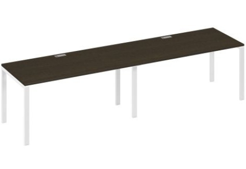 Рабочая станция (2х160) Мира Нумо, цвет венге + белый