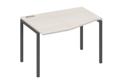 Стол эргономичный левый Техно Мира Лофт, цвет дуб шамони + антрацит
