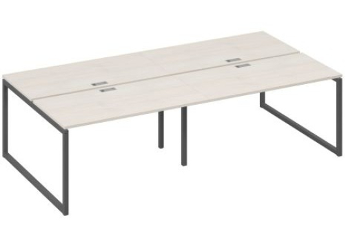 Рабочая станция (4х140) Мира Одри, цвет дуб шамони + антрацит