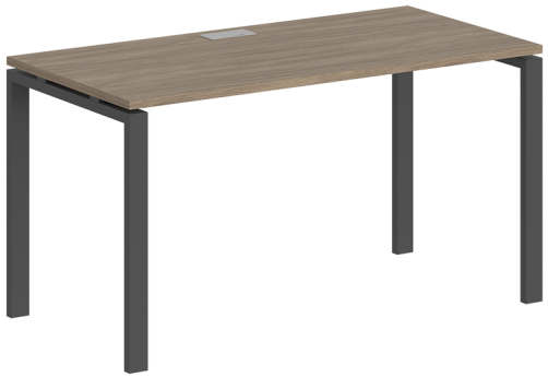 Стол рабочий Индиго Сет, цвет дуб темный + антрацит