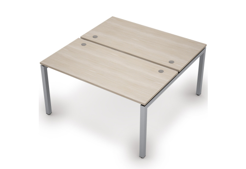 Бенч-система на 2 рабочих места Деко Тренд, цвет шамони светлый