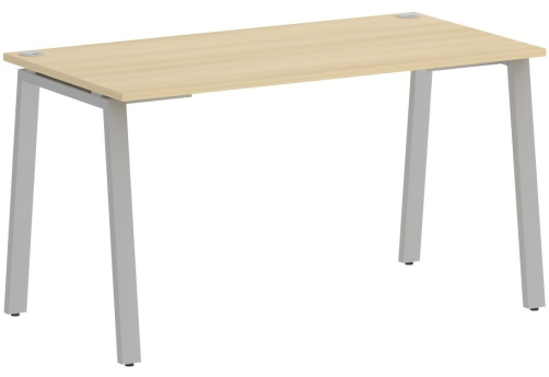 Стол письменный, цвет акация + серый