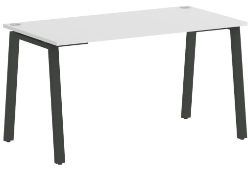 Стол письменный, цвет белый + антрацит