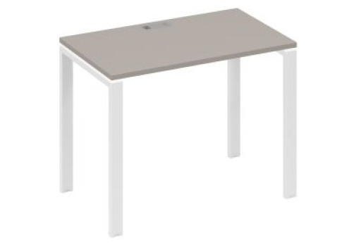 Стол письменный Мира Нумо, цвет мокко премиум + белый