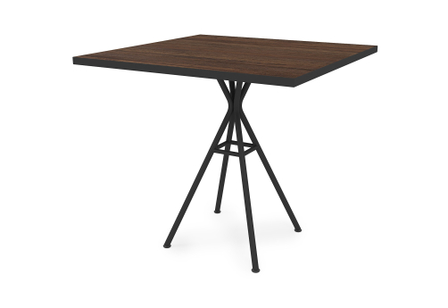 Стол обеденный квадратный Мальта, цвет брауни