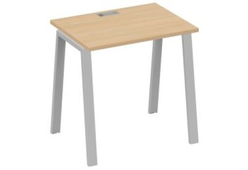 Стол письменный Мира Трио, цвет натуральный дуб + серый