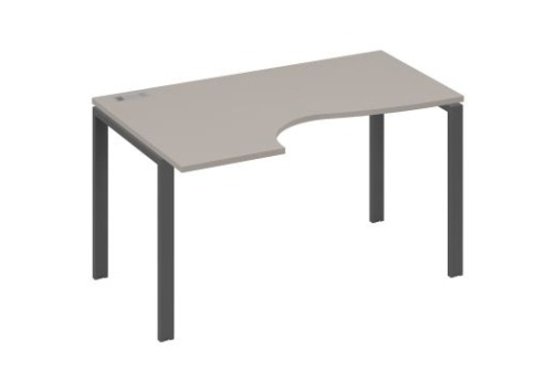 Стол эргономичный левый Мира Нумо, цвет мокко премиум + антрацит