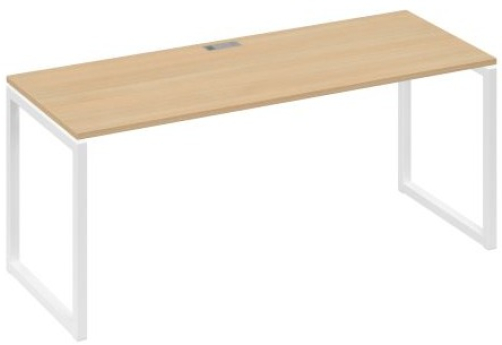 Стол письменный Мира Одри, цвет натуральный дуб + белый