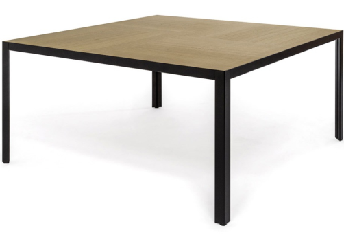 Стол письменный/переговорный, цвет эвкалипт светлый + черный