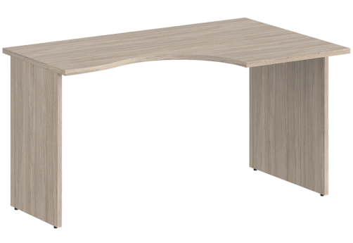 Стол эргономичный правый Индиго Вуд, цвет дуб светлый