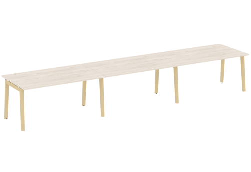 Стол для переговоров (3 столешницы), цвет денвер светлый