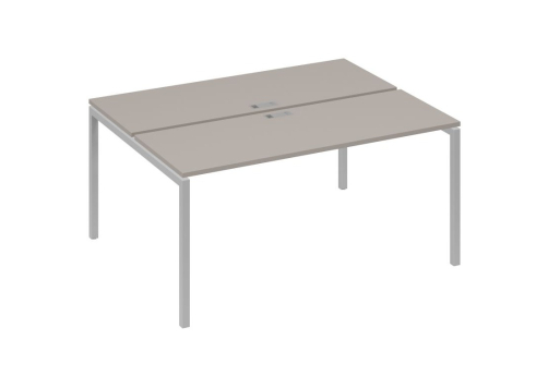 Рабочая станция 2х160 Мира Лофт, цвет мокко премиум + серый