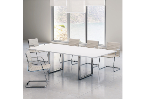 Стол для переговоров Клауд, цвет белый