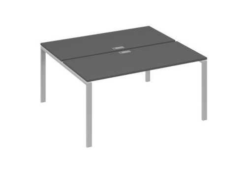 Рабочая станция (2х160) Мира Нумо, цвет антрацит премиум + серый