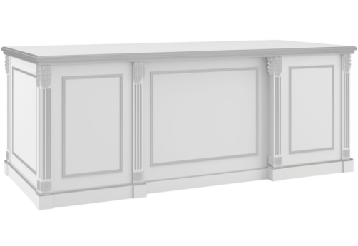 Стол письменный, цвет белый