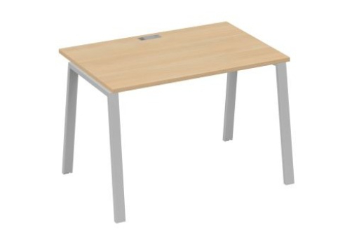Стол письменный Мира Трио, цвет натуральный дуб + серый