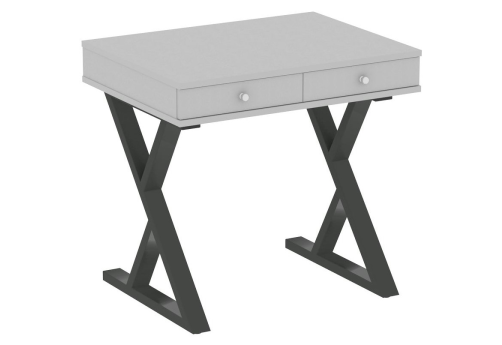 Стол письменный, цвет серый + антрацит