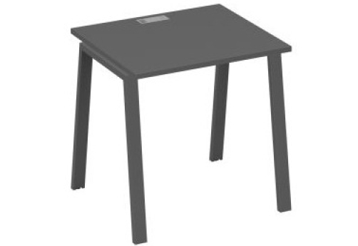 Стол письменный Мира Трио, цвет антрацит премиум + антрацит