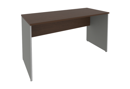 Стол письменный, цвет венге + металлик