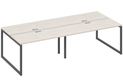 Рабочая станция (4х140) Мира Одри, цвет дуб шамони + антрацит