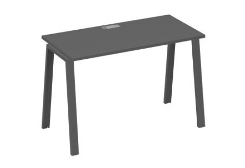 Стол письменный Мира Трио, цвет антрацит премиум + антрацит