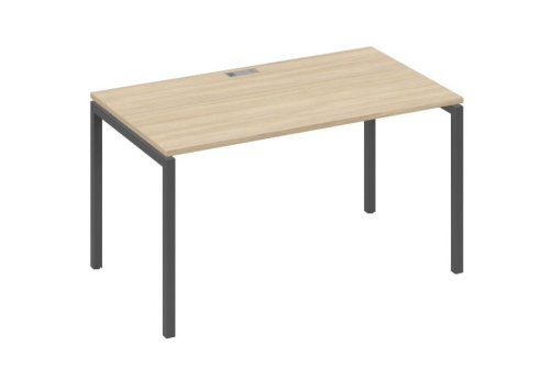 Стол письменный Мира Лофт, цвет дуб скандинавский + антрацит