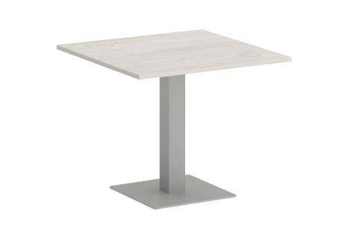 Стол для переговоров квадратный, цвет дуб новара