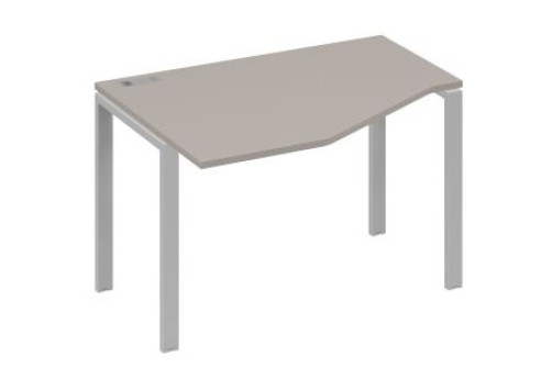 Стол эргономичный левый Мира Нумо, цвет мокко премиум + серый