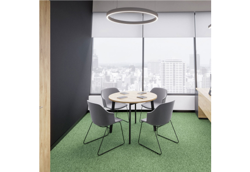 Стол для переговоров круглый Джента, цвет гикори