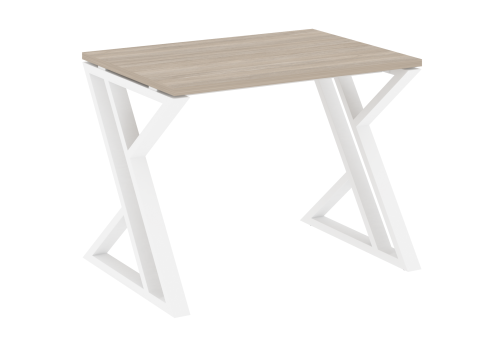 Стол рабочий Европа, цвет дуб аттик + белый