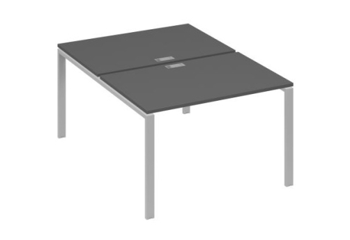 Рабочая станция (2х120) Мира Нумо, цвет антрацит премиум + серый